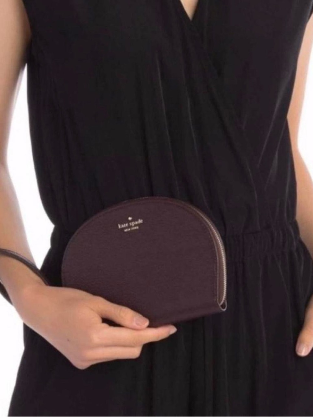 kate spade Plum Half-Moon Wristlet